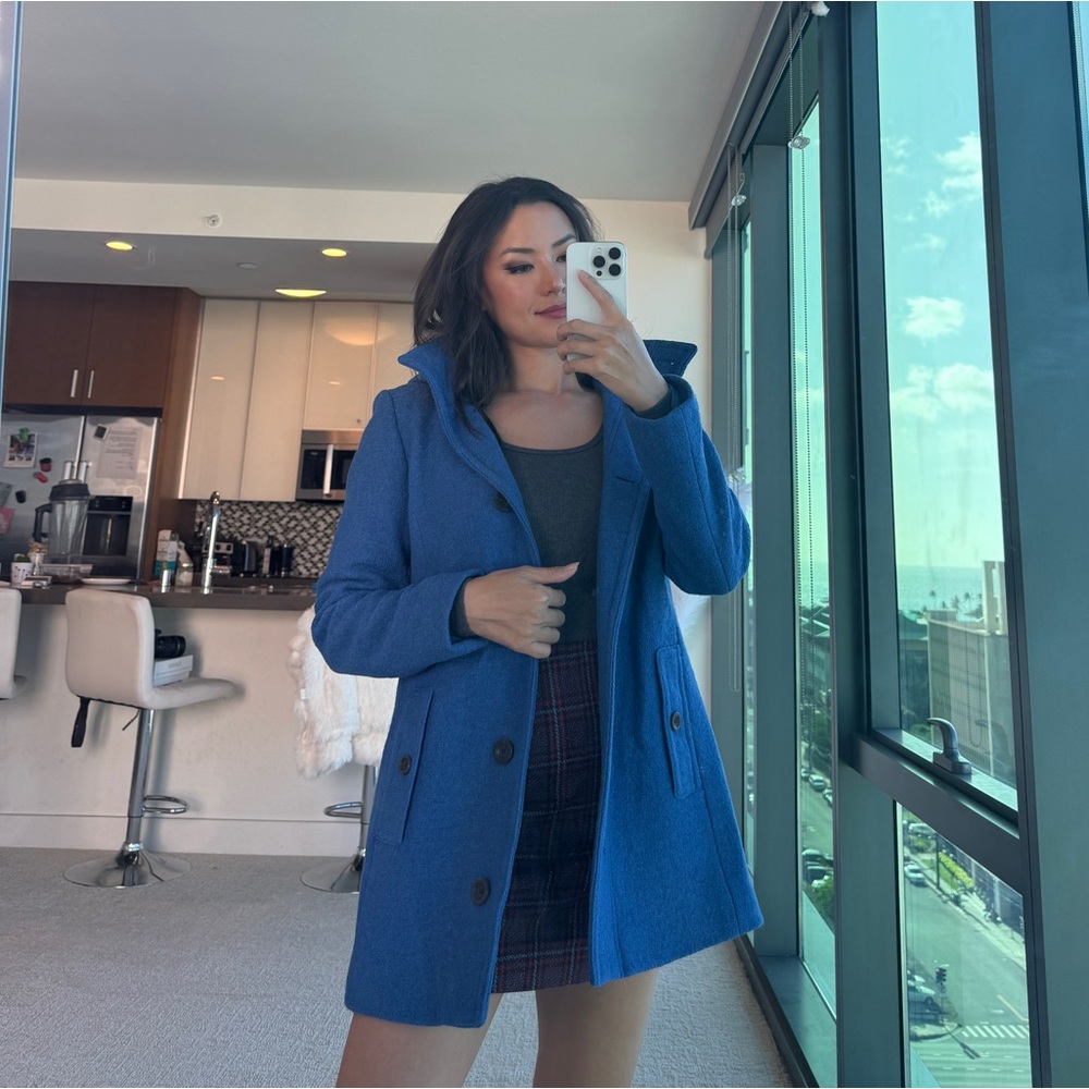 Lands End Blue Coat